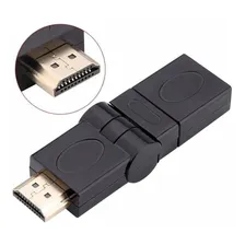 Conector Hdmi Articulavel 360º Graus Emenda Macho X Femea Foto  mini 1