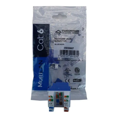 Conector Keystone Cat6 Fêmea Furukawa Rj45 Foto 1
