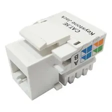 Conector Keystone Rj45 Fêmea Branco Foto mini 3