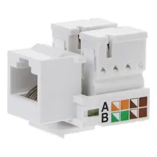 Conector Keystone Rj45 Fêmea Branco Foto mini 1