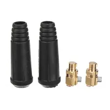 Conector Macho Cabo Máquina Solda 13mm Engate Rápido 2 Pçs Foto mini 4