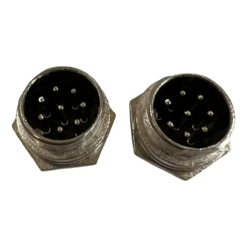 Conector Macho Circular Gx16 Mike - 8 Vias - Apenas O Macho Foto 1
