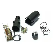 Conector Macho Kycon 3 Vias Tipo Mini Din Para Fonte Foto mini 2