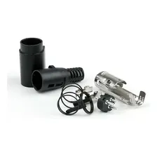 Conector Macho Kycon 3 Vias Tipo Mini Din Para Fonte Foto mini 3
