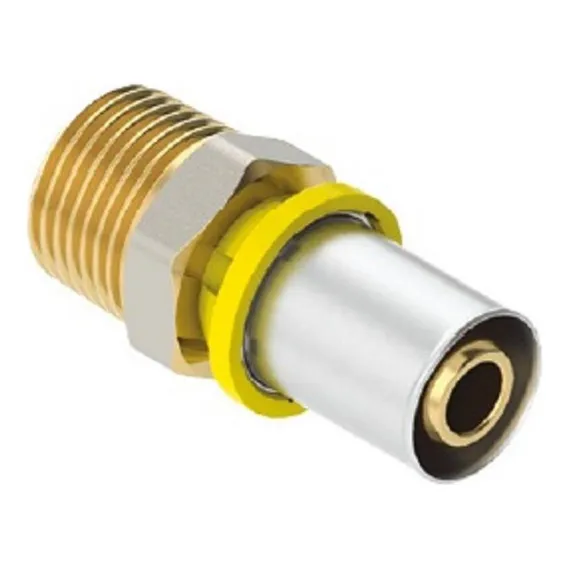 Conector Macho Para Gás 26mm X 1 Prensar Emmeti Foto 1