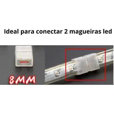 Conector Mangueira Led 8mm - 25 Unidades Foto mini 4