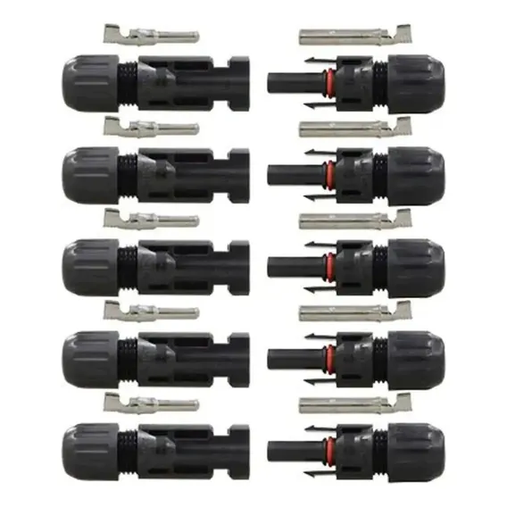 Conector Mc4 Painel Solar Energia Solar 30a - 10 Pares Foto 1