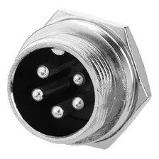 Conector Mic 5 Pinos Macho/fêmea - Kit Com 5 Pares De Metal Foto mini 3