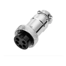 Conector Mic 5 Pinos Macho/fêmea - Kit Com 5 Pares De Metal Foto mini 2
