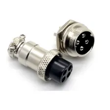Conector Mike 4 Vias Circular Macho E Fêmea Foto mini 1