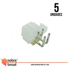 Conector Mini Fit Macho 4 Vias Passo 4,2mm Kit 5 Peças Foto mini 2