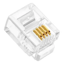 Conector Modular Rj11 (so Plug Jack) 606 - Kit C/20 Foto  mini 1