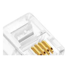 Conector Modular Rj11 (so Plug Jack) 606 - Kit C/20 Foto mini 2