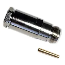 Conector N Femea Reto Prensa Cabo Para Rg-213 / Rgc-213 Foto  mini 1