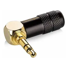 Conector P2 90 Graus Linha Gold - Kit Com 10 Foto mini 3