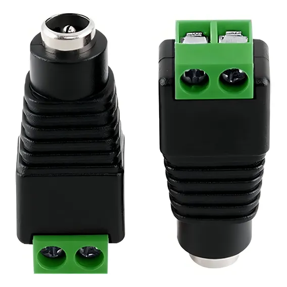 Conector P4 Femea Kit 10 Peças Camera Cftv Fonte Femea Co113 Foto 1