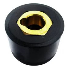 Conector Painel Fêmea Borracha/latão 1p 500a Carbografite Foto mini  2