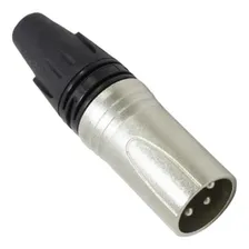 Conector Plug Canon Xlr Linha Macho - Kit 5 Un Foto mini 2