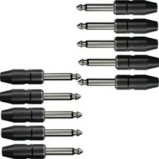 Conector Plug P10 Mono Bk Wc 153 Wireconex 10 Unidades Foto mini 3