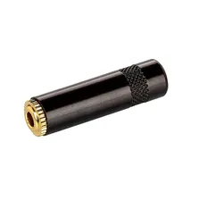 Conector Plug P2 Fêmea Gold, Preto - Kit Com 10 Foto  mini 1