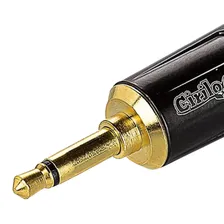 Conector Plug P2 Mono Linha Gold 3,5mm - Kit Com 10 Foto mini  3