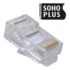 Conector Plug Rj45 Macho Cat5e Sohoplus Furukawa Caixa C/500 Foto mini 2