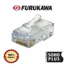 Conector Plug Rj45 Macho Cat5e Sohoplus Furukawa Caixa C/500 Foto mini 1