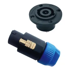 Conector Plug Speakon Macho Fêmea 8 Polos Kit Painel Linha Foto mini 1