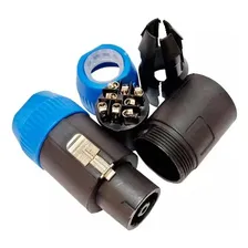 Conector Plug Speakon Macho Fêmea 8 Polos Kit Painel Linha Foto mini 3