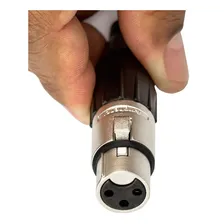 Conector Plug Xlr Fêmea Ac3f - Amphenol Foto mini 2
