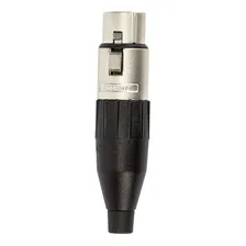 Conector Plug Xlr Fêmea Ac3f - Amphenol Foto mini 1
