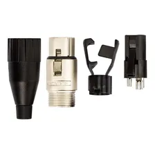 Conector Plug Xlr Fêmea Ac3f - Amphenol Foto mini 3
