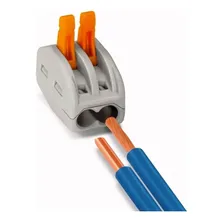 Conector Rápido Emenda 2 Fios S/ Solda S/ Parafuso Seguro Foto mini  3