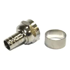 Conector Rg59 De Anilha Ilhós Anel (pacote Com 500) Foto mini  3