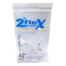 Conector Rj45 Cat5e Macho Homologado 2flex 500 Unidades Foto mini 1