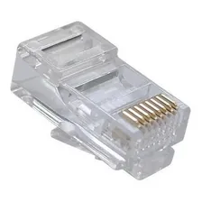 Conector Rj45 Cat5e Sohoplus Com 50 Unidades Foto mini  2