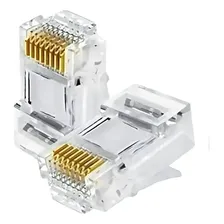 Conector Rj45 Cat5e Sohoplus Com 50 Unidades Foto  mini 1