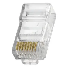 Conector Rj45 Kit Pacote 100 Cat5e Foto mini 1