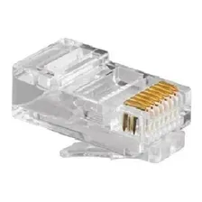 Conector Rj45 Kit Pacote 100 Cat5e Foto mini 2