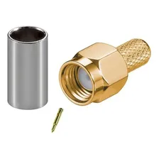 Conector Sma Macho Crimp Para Cabo Rg58 Rgc58 20 Unidades Foto mini 4