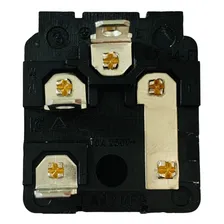 Conector Tomada Força Tripolar As-08 Fusível Painel 5 Peças Foto mini 3