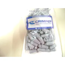 Conector Torção Crimper 0,80mm A 2,50mm Cinza Pacote C/100pc Foto mini  3