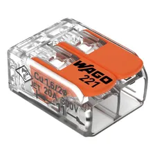 Conector Wago 4mm 32a 2p 450v 100 Unidades 221-412 Foto mini 1