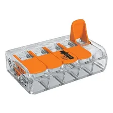 Conector Wago Compacto Emenda 5 Fios Modelo 221-615 6mm Foto mini 1