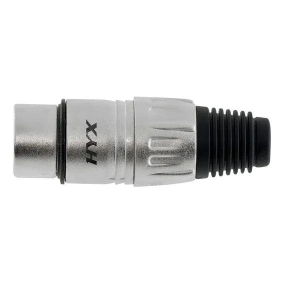 Conector Xlr Fêmea 3 Pinos Hyx Hx001f Foto 1