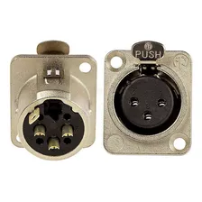 Conector Xlr Fêmea Neutrik Xlr Painel Foto  mini 1