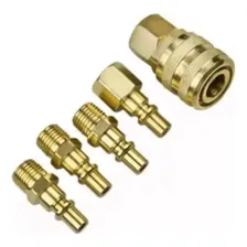 Conectores Engate Rápido Rosca 1/4 Npt 5 Peças Ar Comprimido Foto mini  2