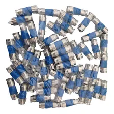 Conectores Rg6 De Compressão Kit Com 100 Pçs Profissional Foto mini  3