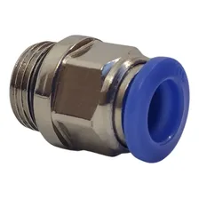 Conexão Pneumática Engate Rápido Reta 1/4 X 8 Mm - 10 Peças Foto mini  3