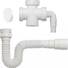Conexão Adaptador Máquina Lavar Roupa Louça Tanque E Sifão Foto mini 1